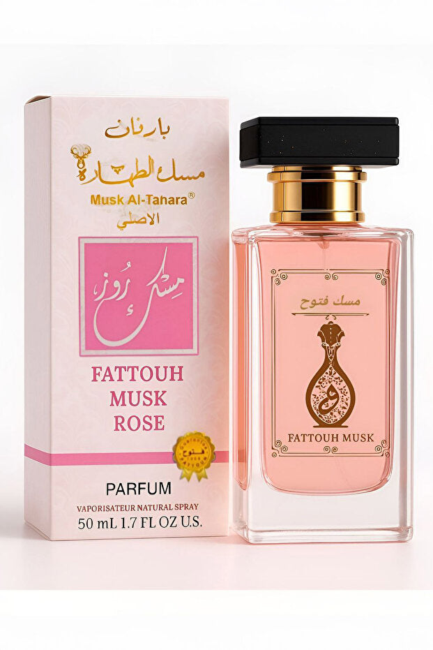 Rose Misk Parfümü 50 ml Zarif, Romantik Ve Yumuşaktır. Gülün Taze Ve Çiçeksi Koku